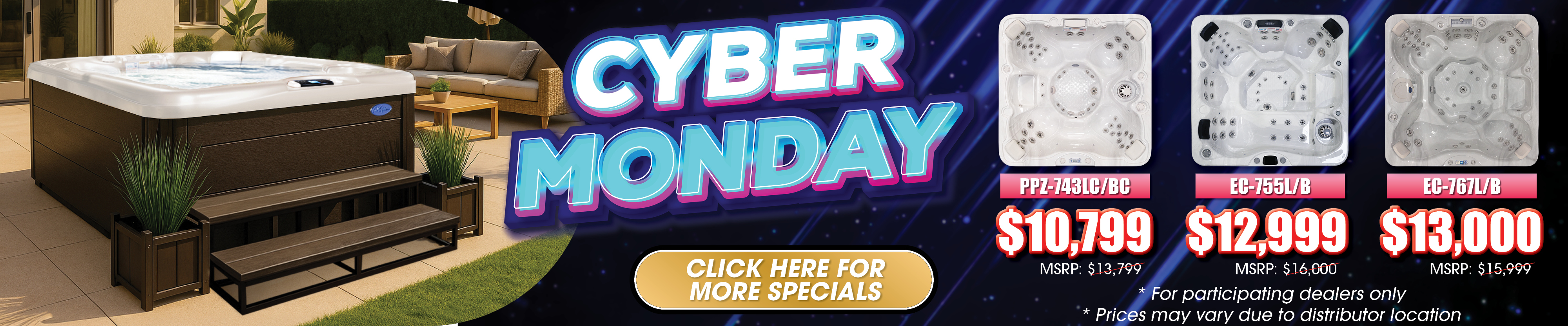 Calspas hot tub being used in a family setting - Troy