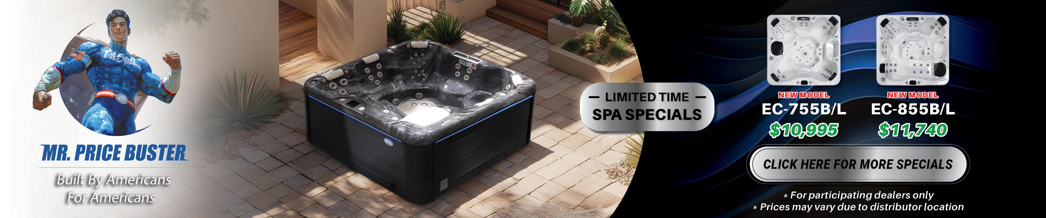 Calspas hot tub being used in a family setting - Troy